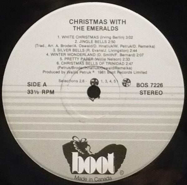 The Emeralds (10) - Christmas With The Emeralds (LP) - Funky Moose Records 2280368527-LOT001 Used Records
