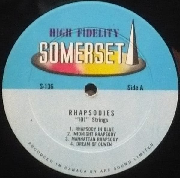 101 Strings - Rhapsody (LP, Album, Mono) - Funky Moose Records 2613136824-lot007 Used Records