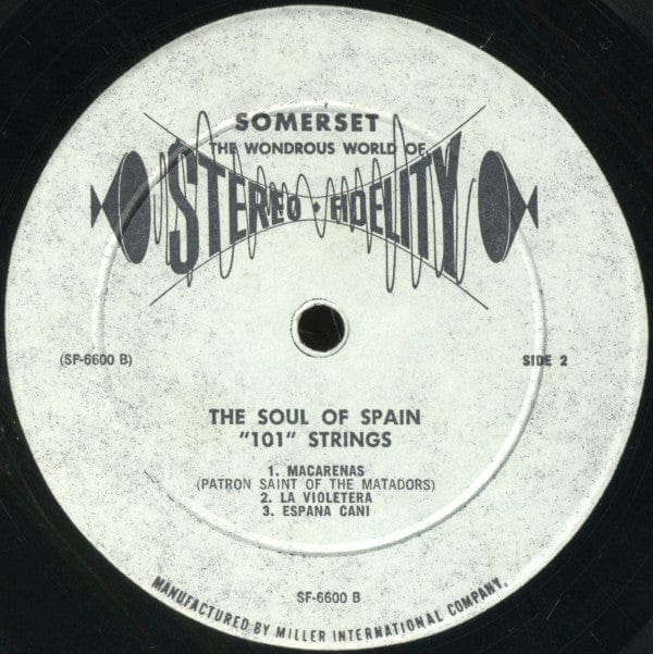 101 Strings - The Soul Of Spain (LP) - Funky Moose Records 2804437003-lot006 Used Records