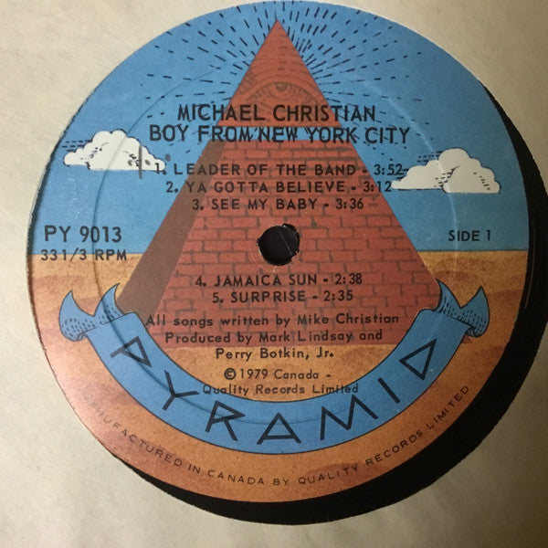Michael Christian (7) : Boy From New York City (LP, Album)