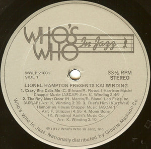 Kai Winding : Lionel Hampton Presents: Kai Winding (LP, Album)