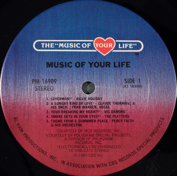 Various : The "Music Of Your Life" (LP, Comp)