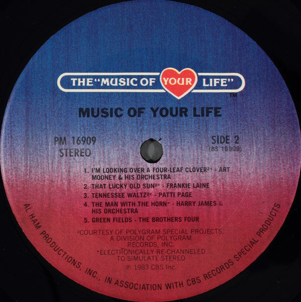 Various : The "Music Of Your Life" (LP, Comp)