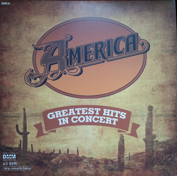 America  - Greatest Hits - In Concert (LP, 45 RPM)