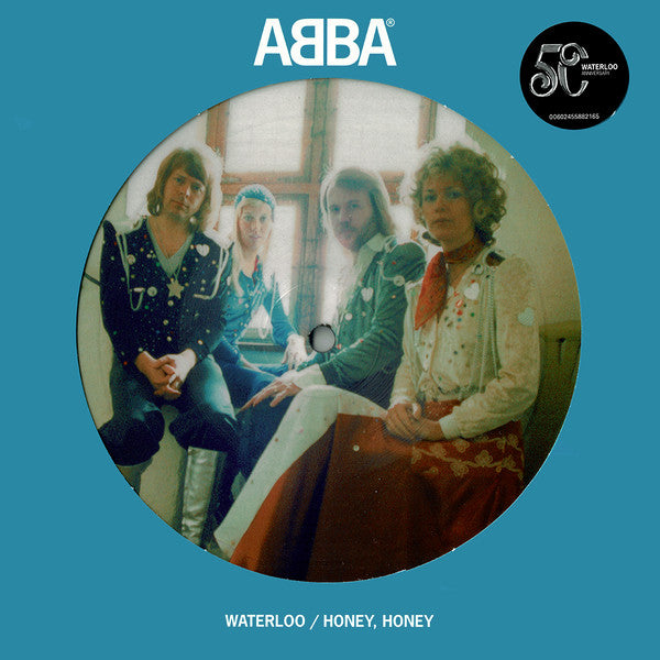 ABBA - Waterloo (Swedish Version) / Honey Honey (Swedish Version) (7", Single, Picture Disc, Reissue)