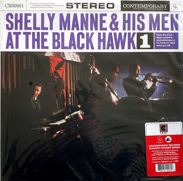Shelly Manne & His Men - At The Black Hawk Vol. 1 (LP, Album, Reissue, Stereo)