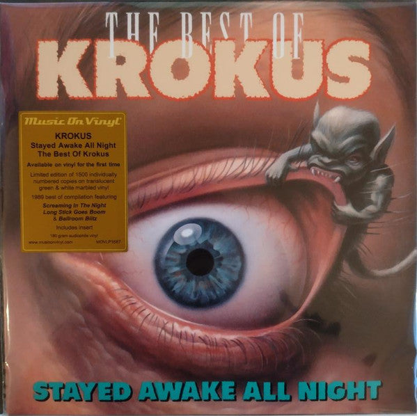 Krokus - Stayed Awake All Night / The Best Of Krokus (LP, Compilation, Reissue)