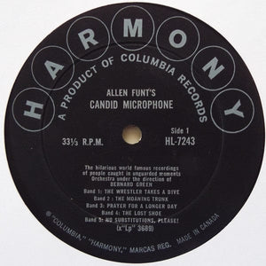 Allen Funt - Candid Microphone (LP, Album, Mono) - Funky Moose Records 2901627604- Used Records