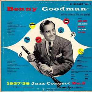 Benny Goodman And His Orchestra, Trio* And Quartet* - 1937/38 Jazz Concert No. 2, Vol. 1 (LP) - Funky Moose Records 2722727908-LOT009 Used Records