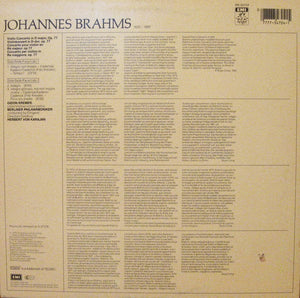 Berliner Philharmoniker, Herbert Von Karajan, Gidon Kremer, Johannes Brahms - Violin Concerto In D Major, Op. 77 (LP, RM) - Funky Moose Records 2629092702-lot007 Used Records