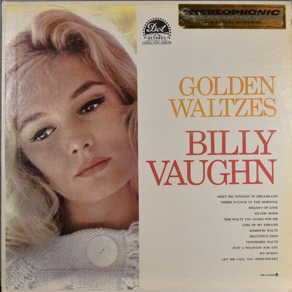 Billy Vaughn And His Orchestra - Golden Waltzes (LP, Mono) - Funky Moose Records 2576611230-jg5 Used Records