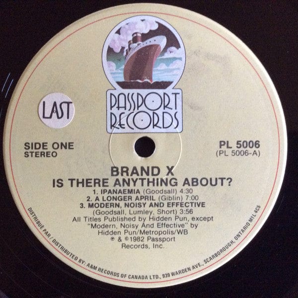 Brand X  - Is There Anything About? (LP, Album) - Funky Moose Records 2655343161- Used Records