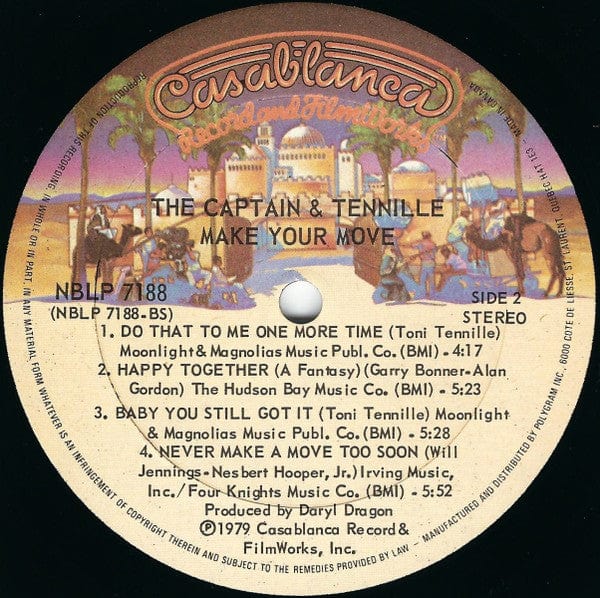 Captain & Tennille* - Make Your Move (LP, Album) - Funky Moose Records 2689406797-JP5 Used Records