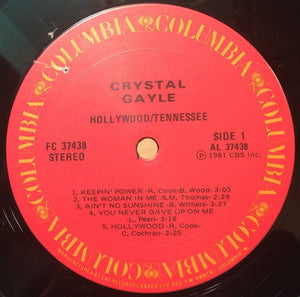 Crystal Gayle - Hollywood, Tennessee (LP, Album) - Funky Moose Records 2706752212-JP5 Used Records