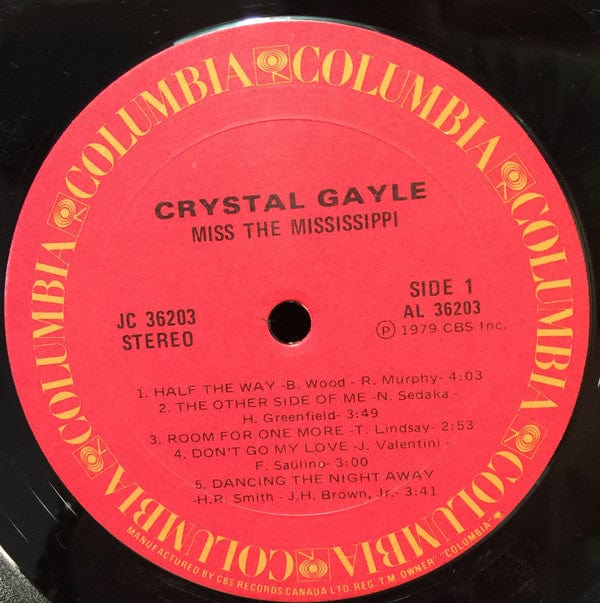 Crystal Gayle - Miss The Mississippi (LP, Album) - Funky Moose Records 2723933005-JP5 Used Records