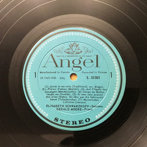 Elisabeth Schwarzkopf - In Songs You Love (LP) - Funky Moose Records 2587455060-LOT007 Used Records