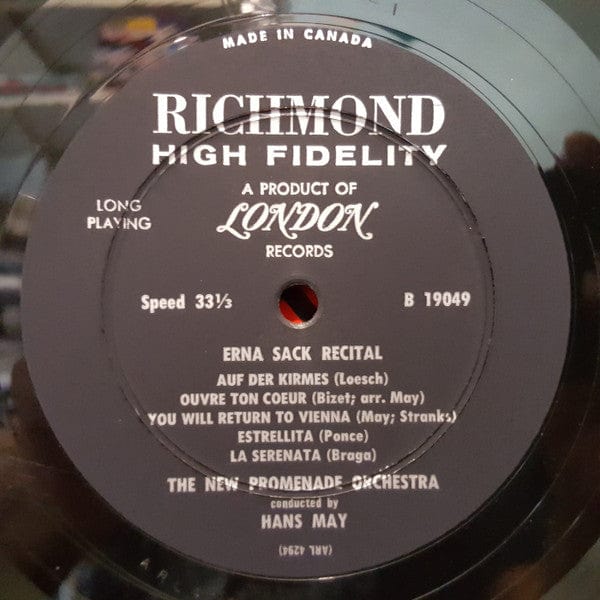 Erna Sack - Erna Sack Recital (LP, Comp) - Funky Moose Records 2906701495- Used Records