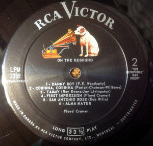 Floyd Cramer - On The Rebound (LP, Album, Mono) - Funky Moose Records 2556184212-jg5 Used Records