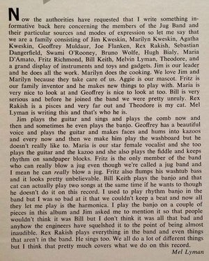 Jim Kweskin & The Jug Band - Jug Band Music (LP, Album, RE) - Funky Moose Records 2590717227-Lot007 Used Records