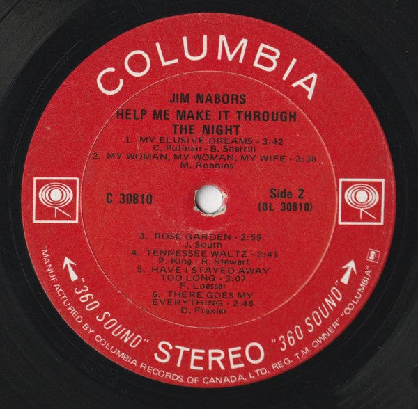 Jim Nabors - Help Me Make It Through The Night (LP, Album) - Funky Moose Records 2576606547-jg5 Used Records