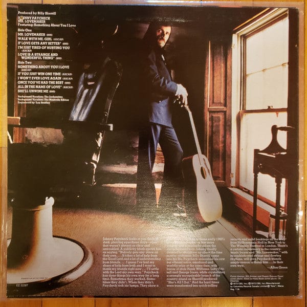 Johnny Paycheck - Mr. Lovemaker (LP, Album) - Funky Moose Records 2907034819- Used Records
