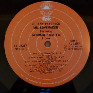 Johnny Paycheck - Mr. Lovemaker (LP, Album) - Funky Moose Records 2907034819- Used Records