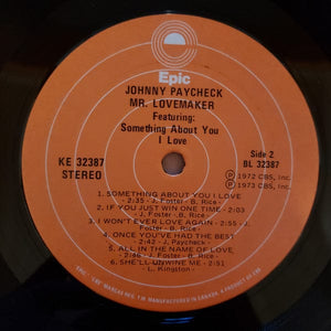 Johnny Paycheck - Mr. Lovemaker (LP, Album) - Funky Moose Records 2907034819- Used Records