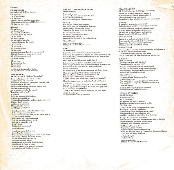 Kate & Anna McGarrigle - Pronto Monto (LP, Album) - Funky Moose Records 2717105413-lot008 Used Records