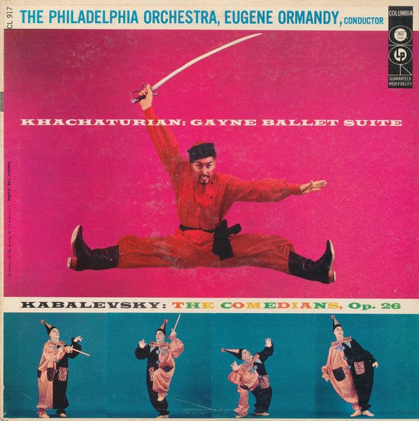 Khachaturian*, Kabalevsky*, The Philadelphia Orchestra, Eugene Ormandy - Gayne Ballet Suite / The Comedians, Op.26 (LP, Mono) - Funky Moose Records 2613140541-lot007 Used Records