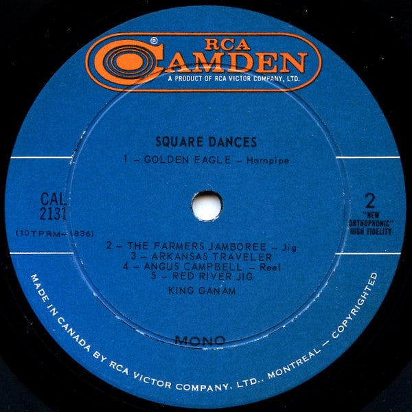 King Ganam - Square Dances (LP, Mono) - Funky Moose Records 2556186468-jg5 Used Records