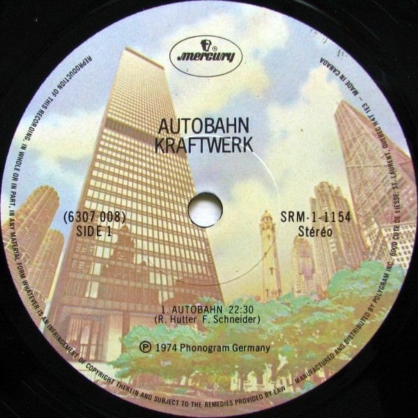 Kraftwerk - Autobahn (LP, Album, RE) - Funky Moose Records 2653118034-JP5 Used Records