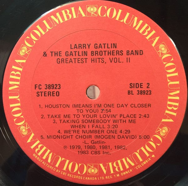 Larry Gatlin & The Gatlin Brothers Band* - Greatest Hits Vol. II (LP, Comp) - Funky Moose Records 2908363675- Used Records