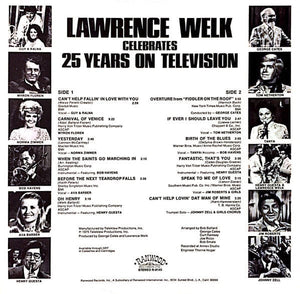 Lawrence Welk - Lawrence Welk Celebrates 25 Years On Television (LP, Album) - Funky Moose Records 2556130380-jg5 Used Records