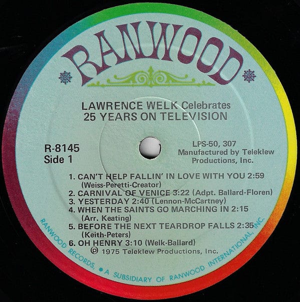 Lawrence Welk - Lawrence Welk Celebrates 25 Years On Television (LP, Album) - Funky Moose Records 2556130380-jg5 Used Records