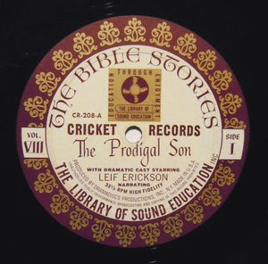 Leif Erickson - Bible Stories:  The Prodigal Son / The Last Supper, Vol. VIII (LP) - Funky Moose Records 2712205141-JP5 Used Records