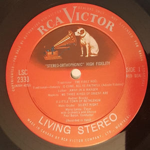 Mario Lanza - Lanza Sings Christmas Carols (LP, Album) - Funky Moose Records 2579171745-jg5 Used Records