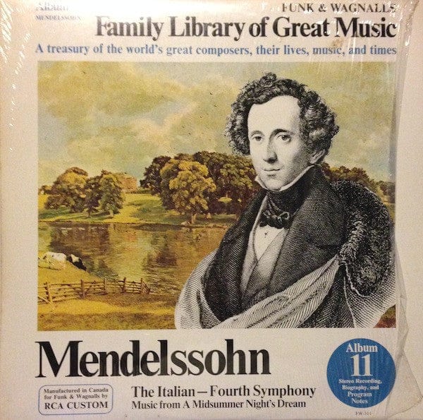 Mendelssohn* - The Italian - Fourth Symphony / Music From A Midsummer Night's Dream (LP, Album) - Funky Moose Records 2570646627-LOT007 Used Records