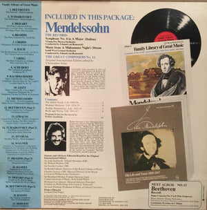 Mendelssohn* - The Italian - Fourth Symphony / Music From A Midsummer Night's Dream (LP, Album) - Funky Moose Records 2570646627-LOT007 Used Records