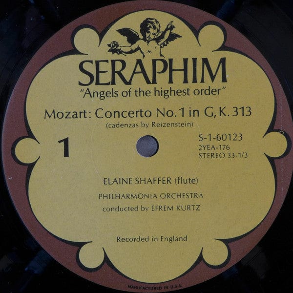 Mozart* - Elaine Shaffer, Efrem Kurtz, Philharmonia Orchestra - The Two Concertos For Flute & Orchestra & The Andante In C (LP, RE) - Funky Moose Records 2631868260-lot007 Used Records