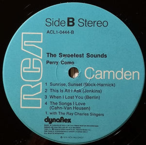 Perry Como - The Sweetest Sounds (LP, Album, RE) - Funky Moose Records 2590676208-Lot007 Used Records