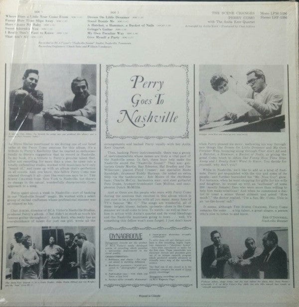 Perry Como With The Anita Kerr Quartet - The Scene Changes (LP) - Funky Moose Records 2590663059-Lot007 Used Records
