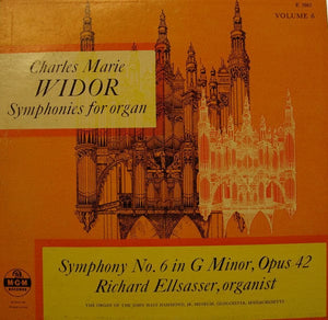 Richard Ellsasser - Widor Symphony No. 6 (LP, Album, Mono) - Funky Moose Records 2632186218-lot007 Used Records
