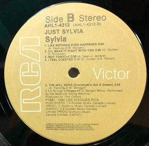 Sylvia (7) - Just Sylvia (LP, Album) - Funky Moose Records 2450316875-LOT005 Used Records