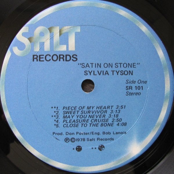 Sylvia Tyson - Satin On Stone (LP, Album) - Funky Moose Records 2632076967-lot007 Used Records