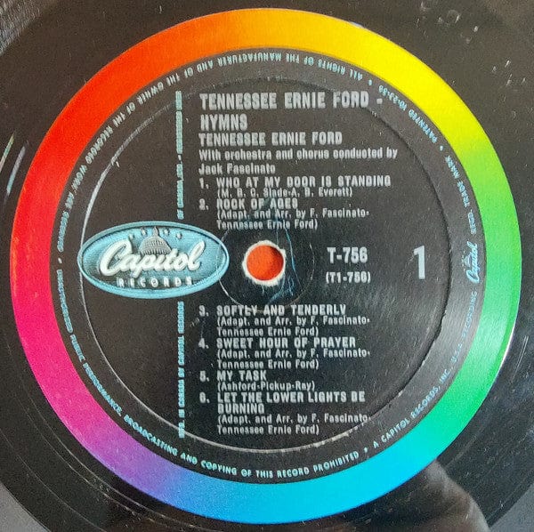 Tennessee Ernie Ford - Hymns (LP, Album) - Funky Moose Records 2579272953-jg5 Used Records