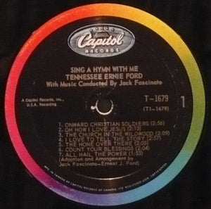 Tennessee Ernie Ford - Sing A Hymn With Me (LP, Album, Mono, RE) - Funky Moose Records 2556049644-jg5 Used Records