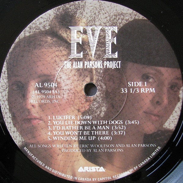 The Alan Parsons Project - Eve (LP, Album, Gat) - Funky Moose Records 2667444984-JP5 Used Records