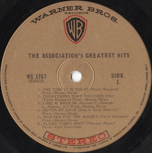 The Association (2) - Greatest Hits! (LP, Comp) - Funky Moose Records 2545794672-LOT007 Used Records