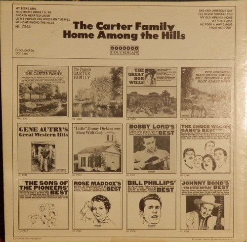 The Carter Family - Home Among The  Hills (LP, Album) - Funky Moose Records 2723935819-JP5 Used Records