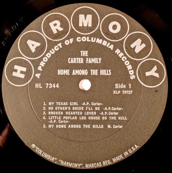 The Carter Family - Home Among The  Hills (LP, Album) - Funky Moose Records 2723935819-JP5 Used Records